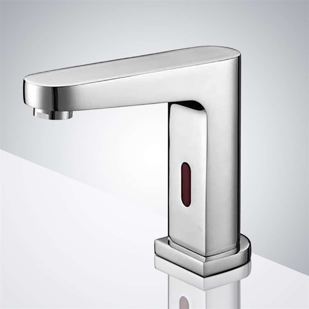 Elna Touchless Basin Automatic Commercial Sensor Faucet in Chrome Finish